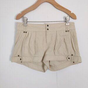 Marciano Women's 100% Silk Pleated Shorts Size 0
